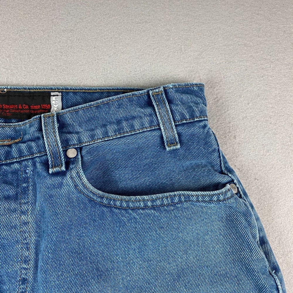 Vintage Levis Jeans 34x30 (Actual 33x29) Blue SilverTab Loose Baggy Made In USA - Picture 4 of 16